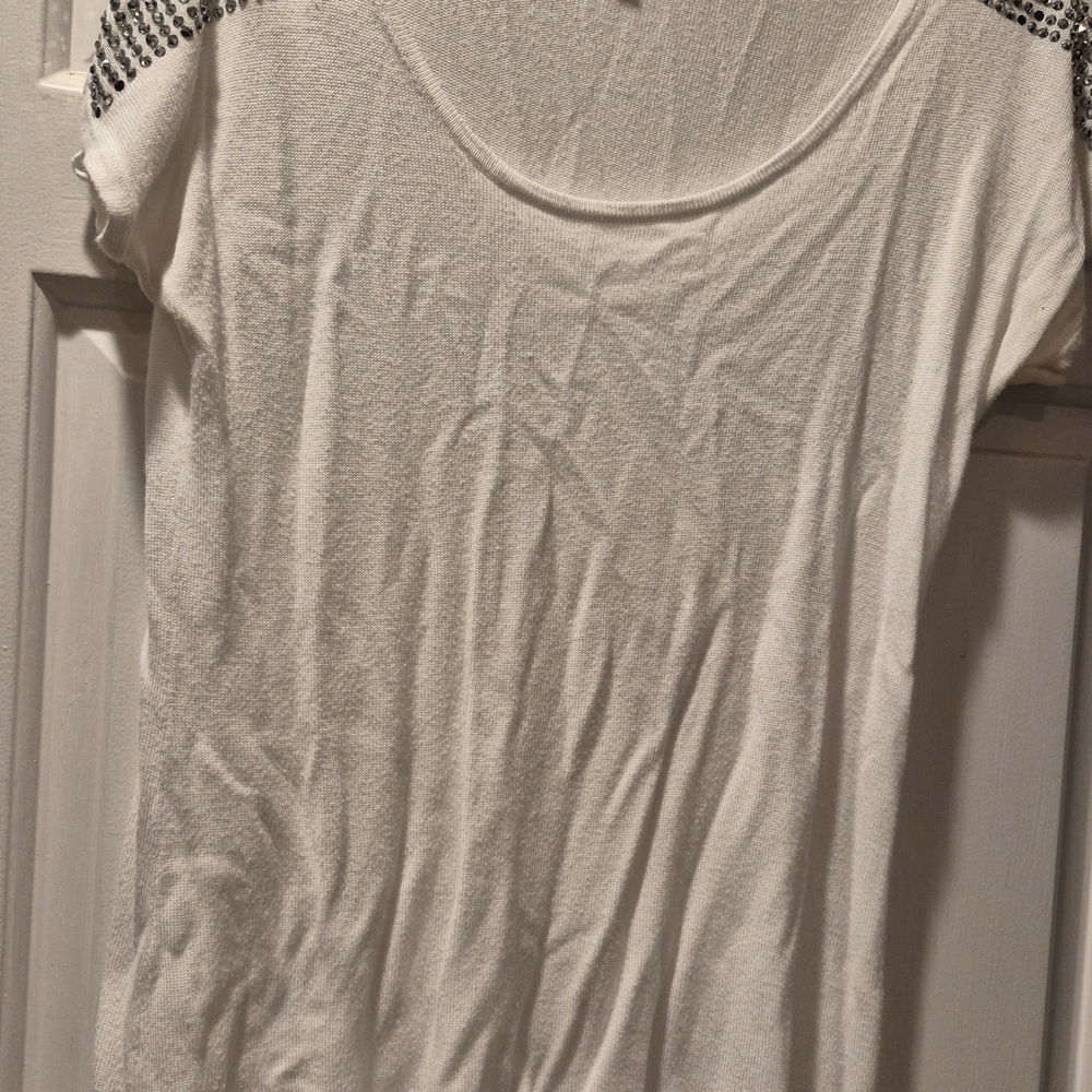 Express White Short Sleeve T-Shirt